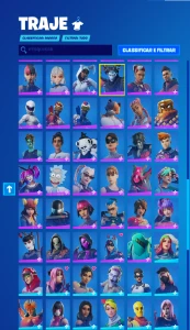 Conta Fortnite com mais de 200 skins tryhard