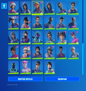 Conta Fortnite com mais de 200 skins tryhard
