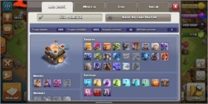 Clash of clans cv11 95% full