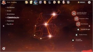Conta Genshin Impact AR41 - 12 Heróis contando os iniciais