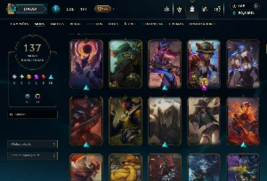 conta de LOL FUll champs , 139 SKin , FULL ACESSO - League of Legends