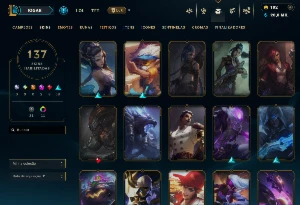 conta de LOL FUll champs , 139 SKin , FULL ACESSO - League of Legends
