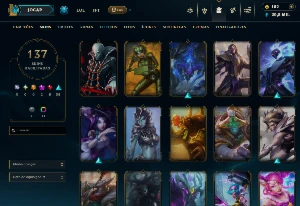 conta de LOL FUll champs , 139 SKin , FULL ACESSO - League of Legends