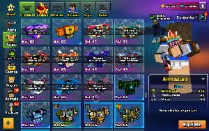 Promoção Pixel Gun 3D |Armas, Gemas, Gold, Nível, Chaves - Others