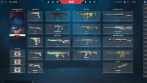 Conta ascendente com diversas skins - Valorant