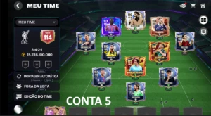 Conta Fifa Mobile - login EA - GER 114 + Kluivert 116