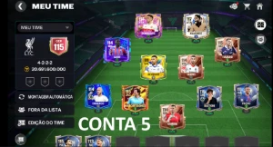 Conta 5 Fifa Mobile - login EA - GER 115 + Kluivert 117