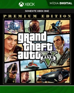 GTA 5 Grand Theft Auto V: Edição Premium – Xbox One / XS –