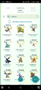 Conta Pokemon Go - Nível 50 com muitos pokemons talados