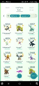 Conta Pokemon Go - Nível 50 com muitos pokemons talados
