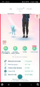 Conta Pokemon Go - Nível 50 com muitos pokemons talados