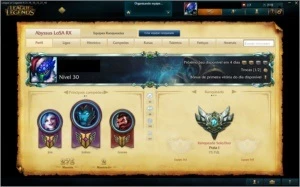 Conta League of Legends (114 champions) PRATA 4, 59 SKINS LOL