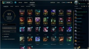 conta level 30 - League of Legends LOL