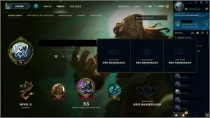 conta level 30 - League of Legends LOL
