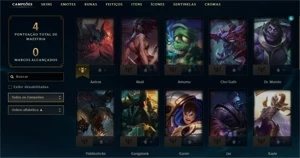 Conta League of Legends MD10 para fazer LOL