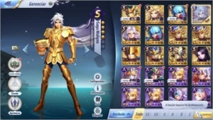 SAINT SEIYA AWAKENING - COM 1550 GEMAS AVANÇADAS E LIVROS SSA