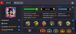 Conta 8ball poll 5 tacos lendário - Outros