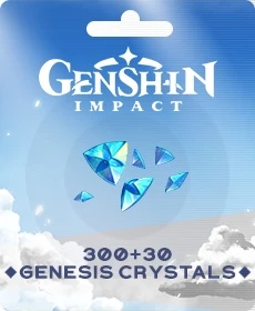 Genshin Impact 300+30 Genesis Crystals Top Up