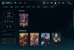 conta league of legends LOL
