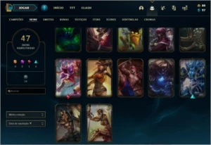 Conta de lol rara com skin rammus rei! - League of Legends