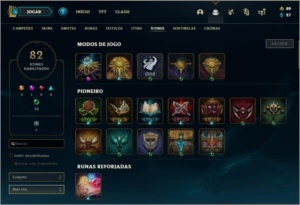 Conta de lol rara com skin rammus rei! - League of Legends