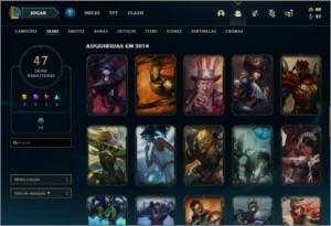 Conta de lol rara com skin rammus rei! - League of Legends