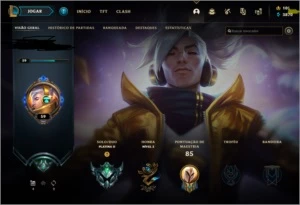 Conta Plat 2 83 Skins 68 champ - League of Legends LOL