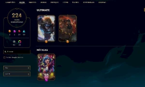 Conta Platina 2-  224 SKINS - League of Legends LOL