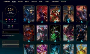Conta Platina 2-  224 SKINS - League of Legends LOL