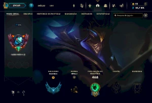 Conta Platina 2-  224 SKINS - League of Legends LOL