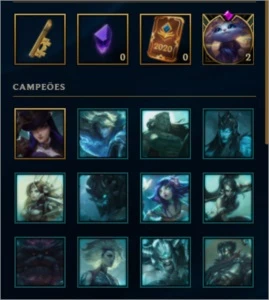 Conta ex diamante 2 3460rp 12580ea - League of Legends: Wild Rift LOL WR