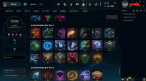 Conta De Lol + 300 Skins - Todos Champs - Conta Desde 2013 - League of Legends