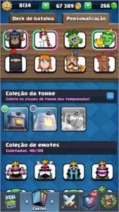 Clash Royale Nível 13 mais de 30 cartas fulls ,tá barato