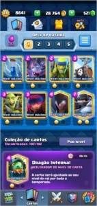 Conta Clash Royale