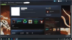 Steam lvl 30 520 jogos 5 anos !