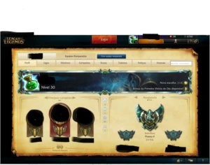 CONTA LEAGUF OF LEGENDS PLAT V - League of Legends LOL