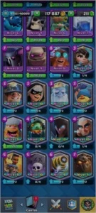 Conta nível 11 com todas as cartas do jogo. - Clash Royale