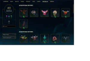 CONTA GOLD 2, LEVEL 57 UPADA À MÃO - League of Legends LOL