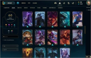 Conta lol nivel 246 60 skins - League of Legends