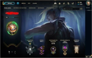 Conta lol nivel 246 60 skins - League of Legends