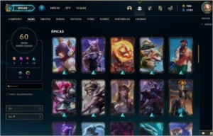 Conta lol nivel 246 60 skins - League of Legends