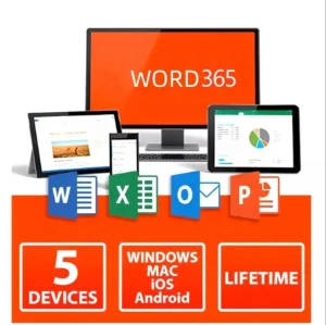 Office 365 | Conta Original e Vitalicia | 5 dispositivos - Softwares e Licenças