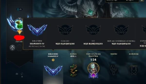 Conta Diamante Iv Solo Duo Padrão upada a mão Supplyboost - League of Legends LOL