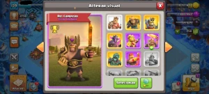 Cv12 Semi Full Bem Upado Th12 Barato 20 Skins 11 Paisagem - Clash of Clans