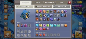 Cv12 Semi Full Bem Upado Th12 Barato 20 Skins 11 Paisagem - Clash of Clans