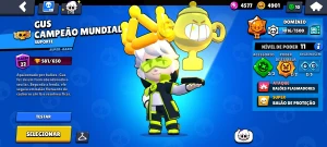 conta com 110 skins e totalmente full - Brawl Stars