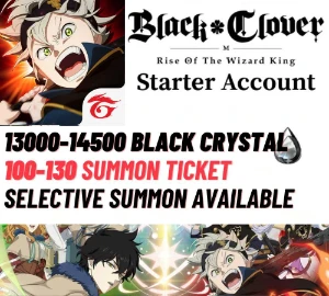 Black Clover M 13000-14500 Black Crystal + 100-130 Bond Summ - Outros