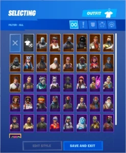Conta Fortnite LVL 350 - 39 Skins | 1.750 V-Bucks