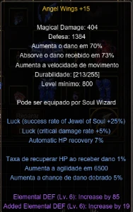 Sm Set Full Blue + W4 3Add + Seeds - MU Online