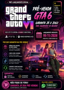 🔥 Pré-Venda Gta 6 Disponível 🔥